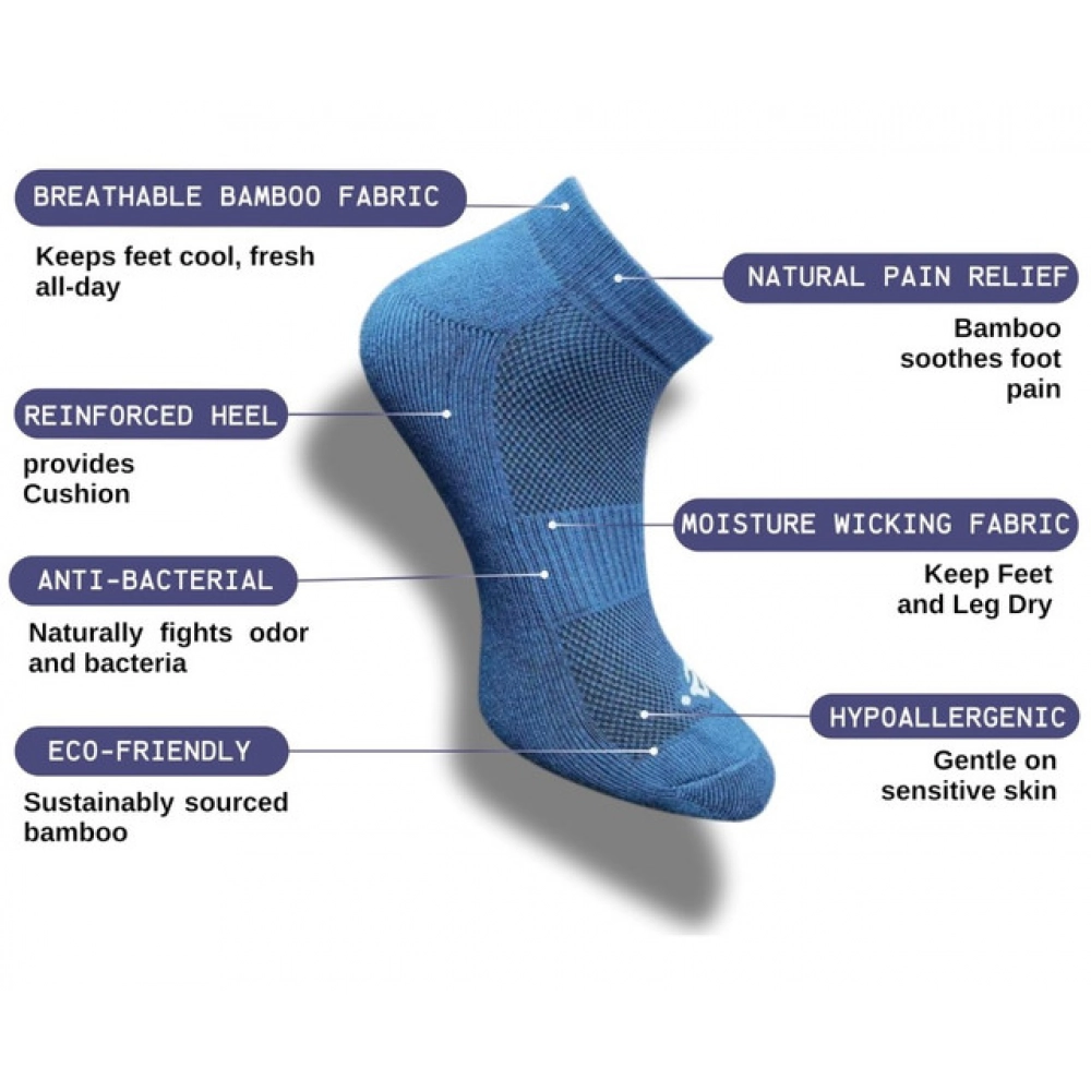 Generic 3_Pair Set Unisex Casual Cotton Printed Low Cut Socks (Multicolor) - Image 2