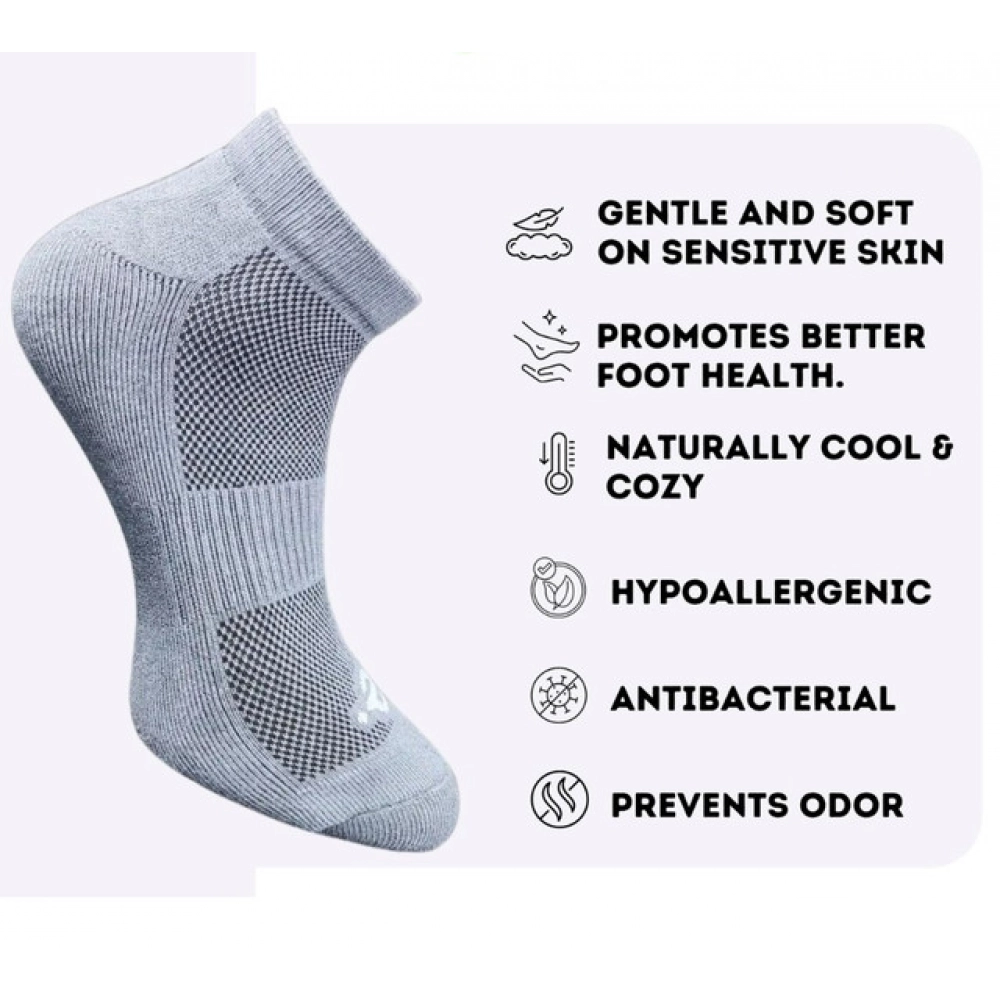 Generic 3_Pair Set Unisex Casual Cotton Printed Low Cut Socks (Multicolor) - Image 3