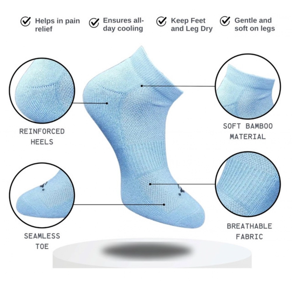 Generic 3_Pair Set Unisex Casual Cotton Printed Low Cut Socks (Multicolor) - Image 4