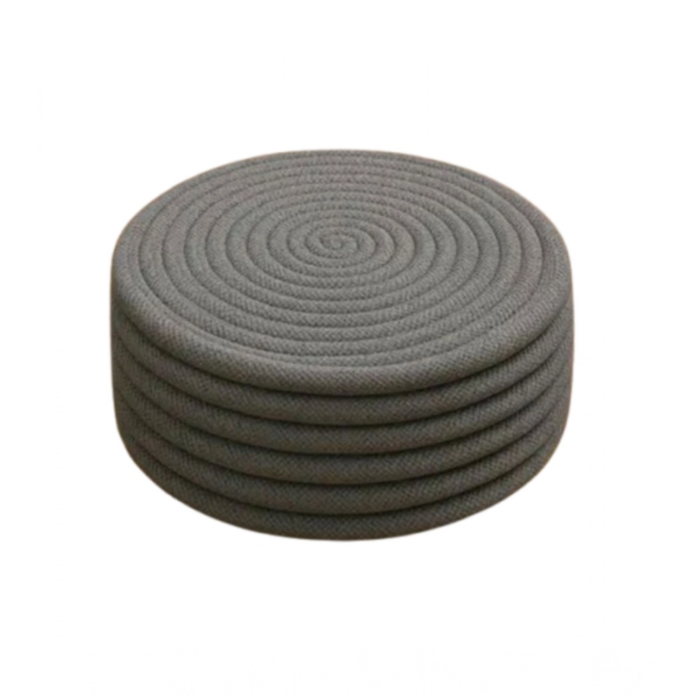 Generic Cotton Rope Drink Coasters 6 Pcs Set (Gray) - Image 2