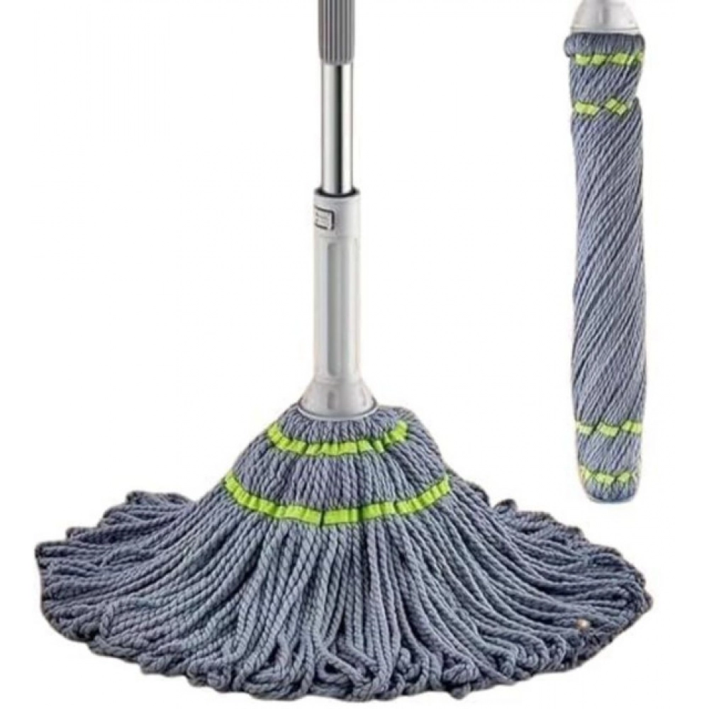 Generic Pack of 2 Microfiber Twist Mop for Floor Cleaning (Grey) - Image 2