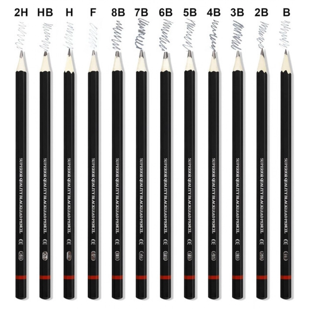 Generic Pack of 2 12 pcs Art Pencil Kit Set (Black) - Image 3