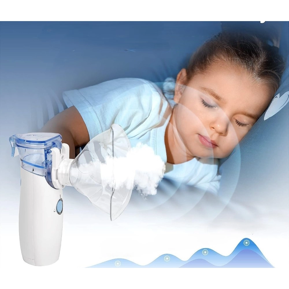 Generic Pack of 2 Mini Portable Mesh Nebulizer (Multicolor) - Image 3