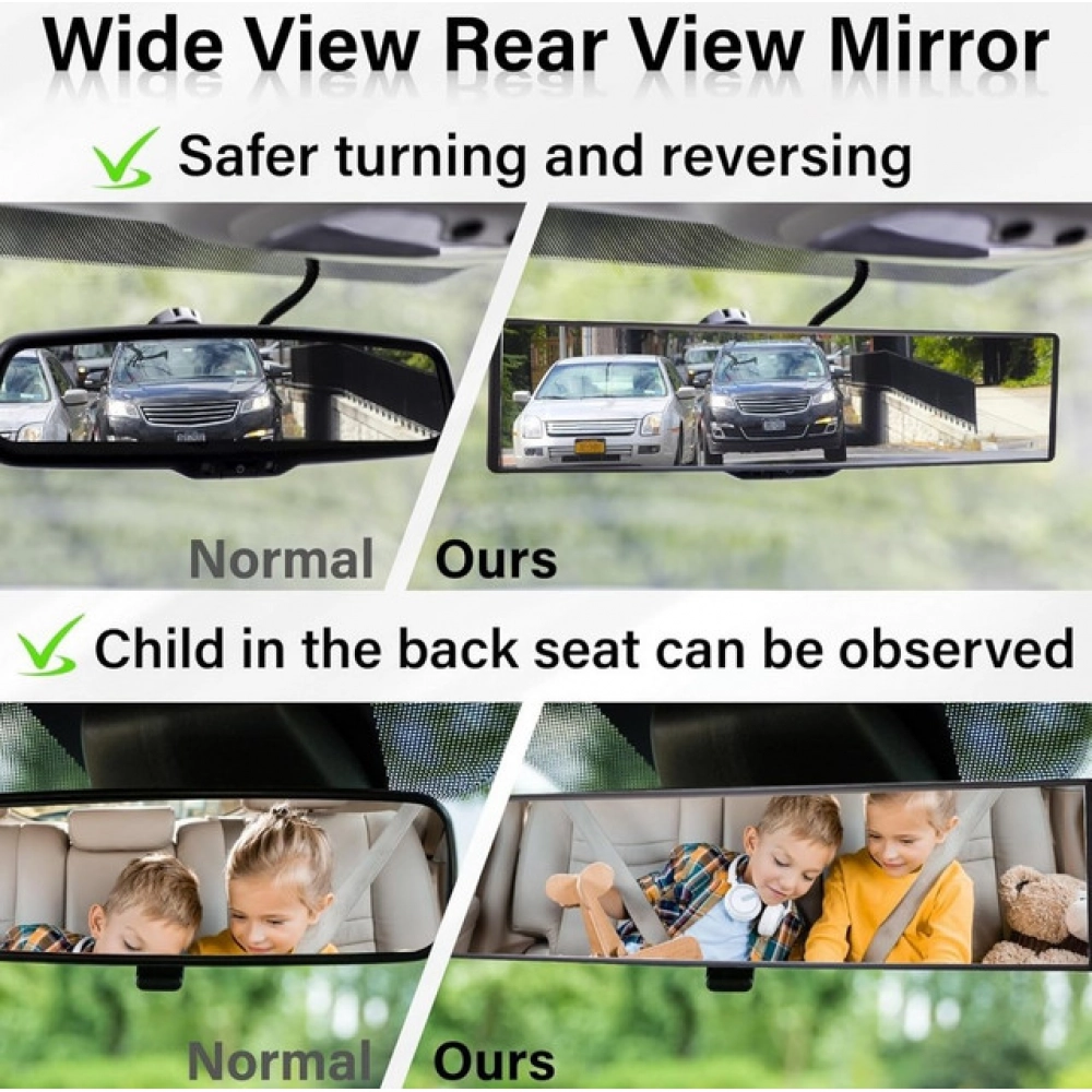 Generic Rear View Mirror (Black) - Image 5