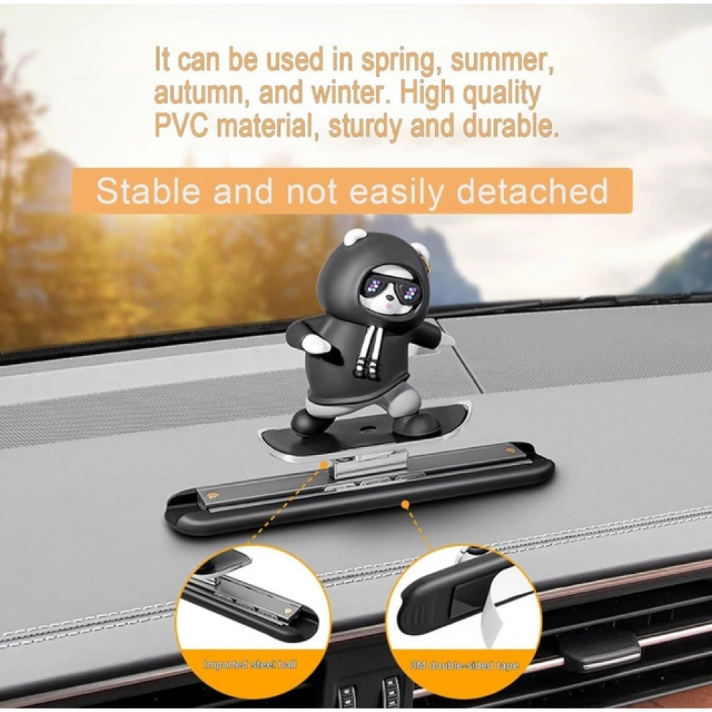 Generic Car Slidder Panda (Black) - Image 4