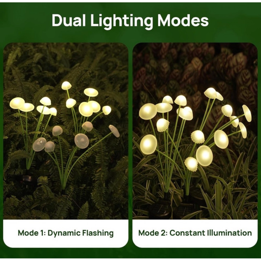 Generic Solar Mushroom Light (Green) - Image 4