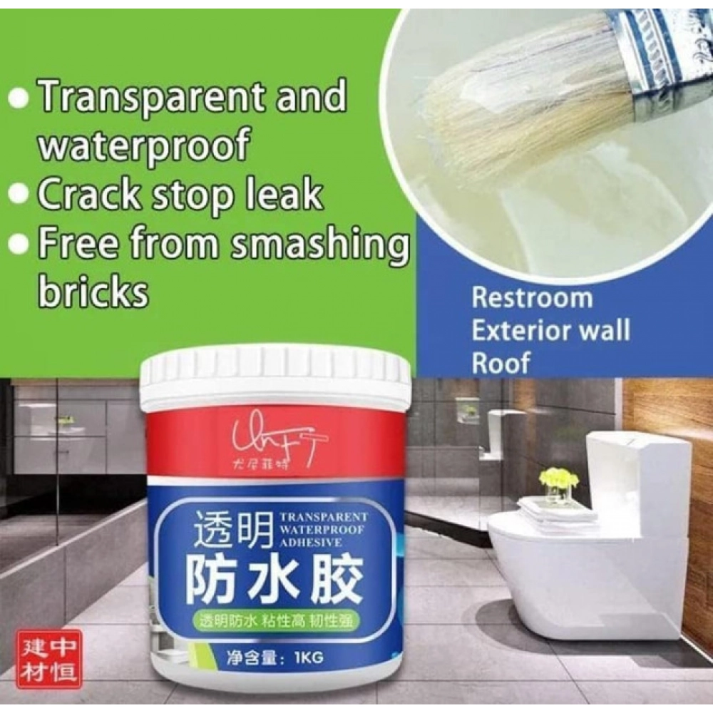 Generic Pack of 2 Transparent Waterproof Glue (White) - Image 2