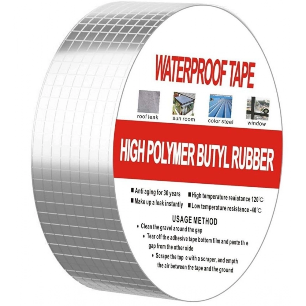 Generic Pack of 2 Aluminium Waterproof Foil Tape 2 Inch (Silver) - Image 2