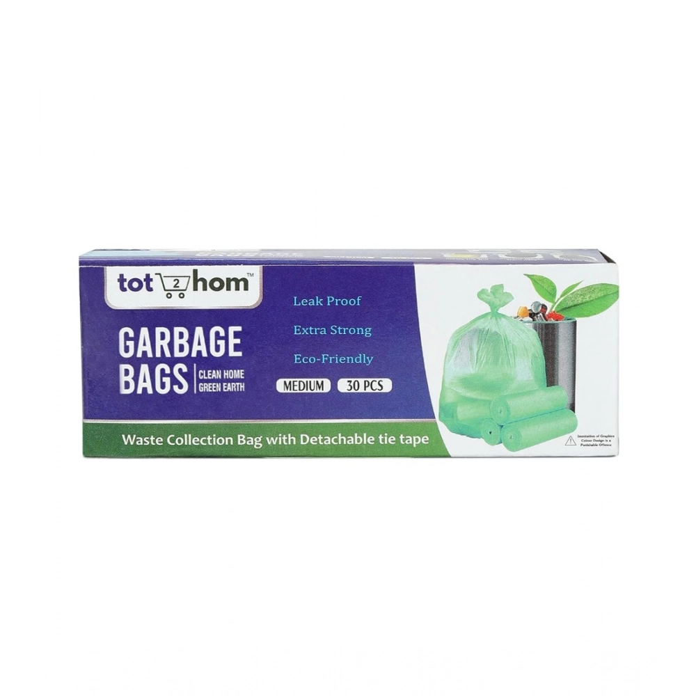 Generic Pack of 3 Biodegradeable Vegetable-Paper 19 x 21 Inches Garbage Bag (Green) - Image 4