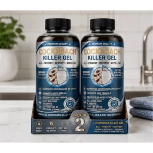 Generic Pack of 2 Cockroach Killer Gel Bottles 100 ML