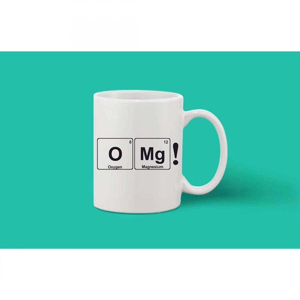 Generic Printed Ceramic Coffee Mug - 1 Pieces, White, 11oz - Image 2
