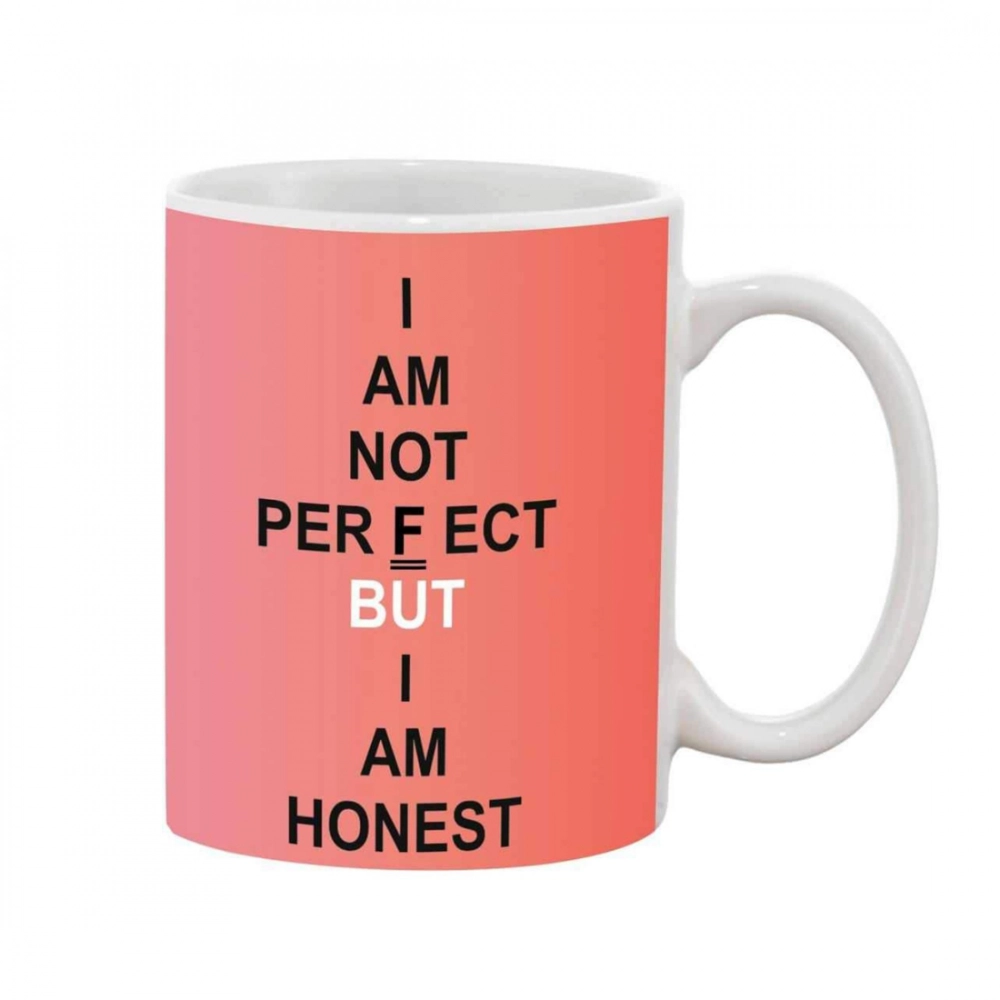 Generic Printed Ceramic Coffee Mug - 1 Pieces, White, 11oz - Image 2