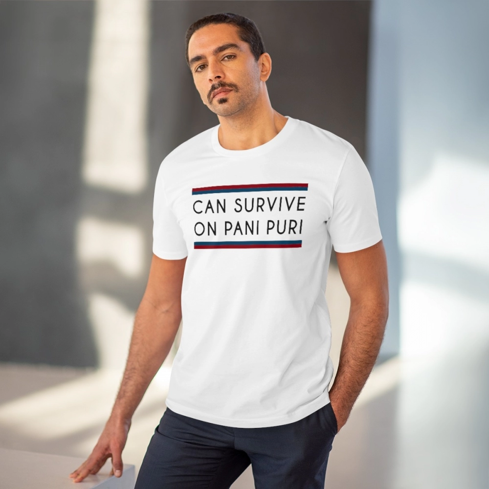 Generic Men's PC Cotton Quotes Printed T Shirt (Color: White, Thread Count: 180GSM) - Image 2