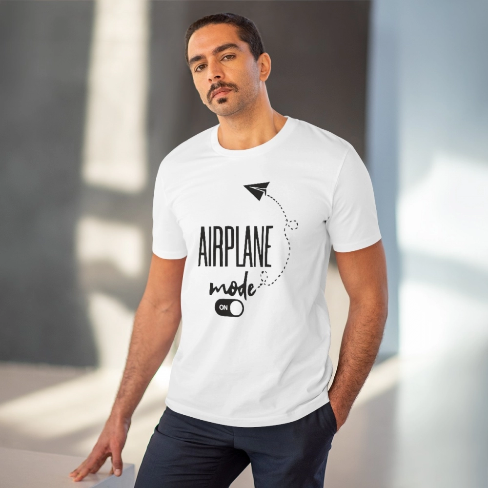 Generic Men's PC Cotton Explore The Unseen Printed T Shirt (Color: White, Thread Count: 180GSM) - Image 2