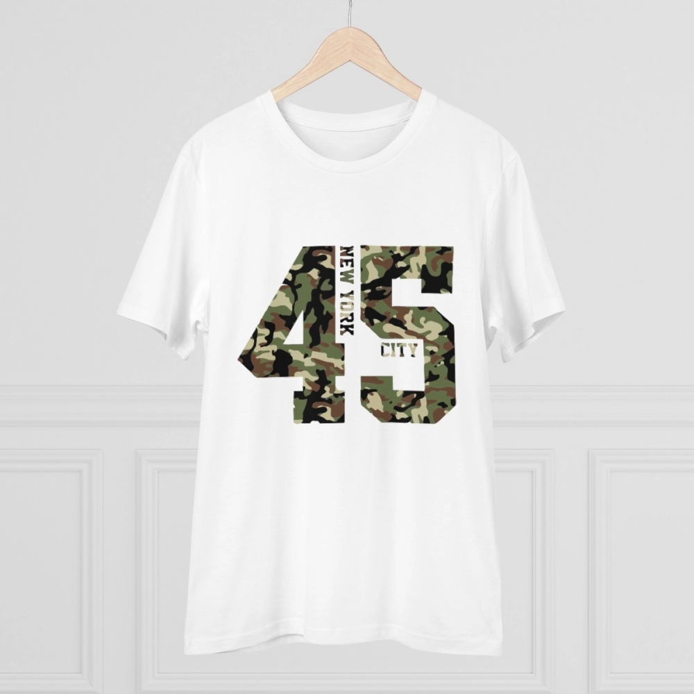 Generic Men's PC Cotton New York City Printed T Shirt (Color: White, Thread Count: 180GSM) - Image 5
