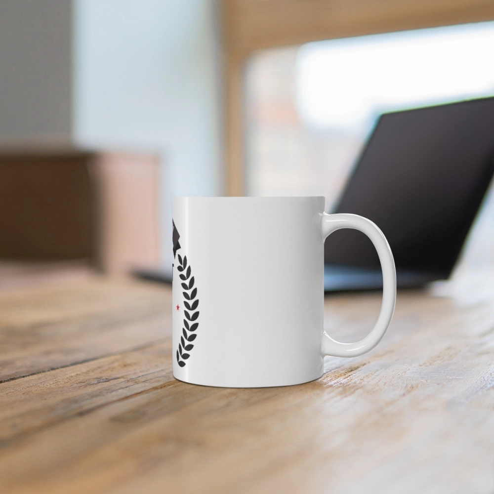 Generic Ceramic 2nd Anniversary Printed Coffee Mug (Color: White, Capacity:330ml) - Image 4