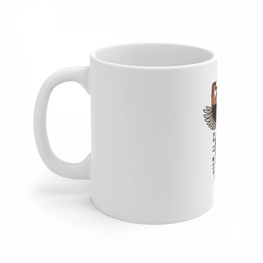Generic Ceramic Gorila Desing Printed Coffee Mug (Color: White, Capacity:330ml) - Image 2