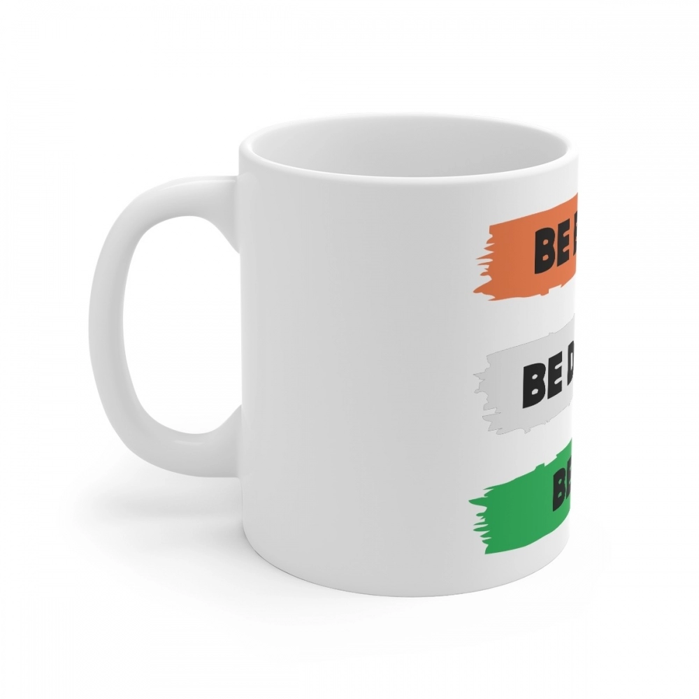 Generic Ceramic Be Brave Be Daring Be You Printed Coffee Mug (Color: White, Capacity:330ml) - Image 2