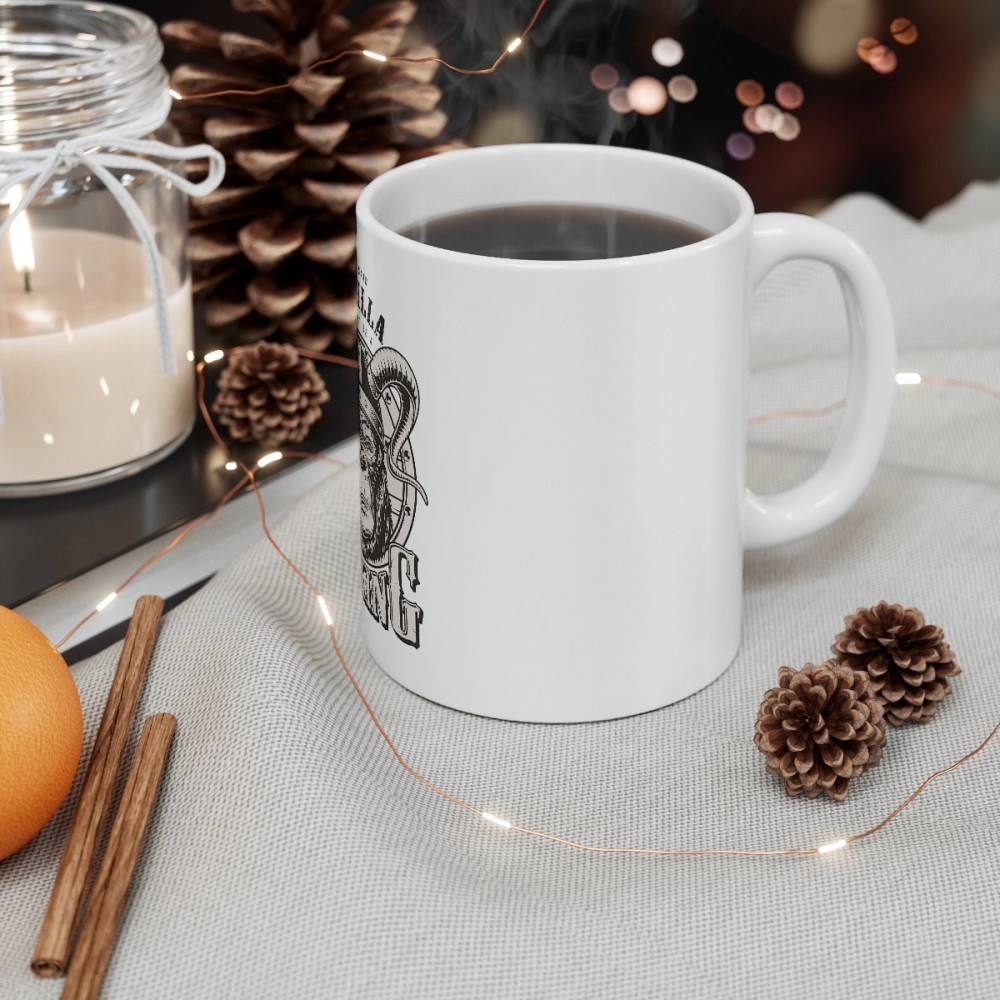 Generic Ceramic Gorila Desing Printed Coffee Mug (Color: White, Capacity:330ml) - Image 5