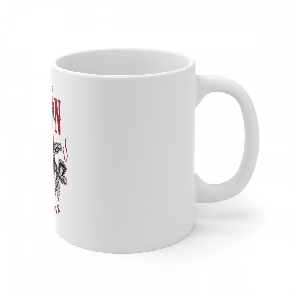 Generic Ceramic Gorila Desing Printed Coffee Mug (Color: White, Capacity:330ml) - Image 3