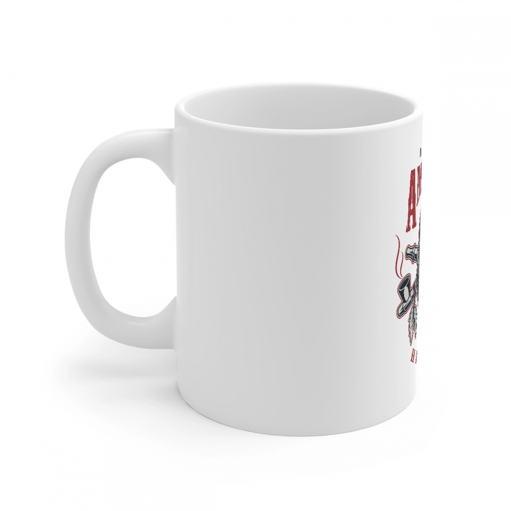 Generic Ceramic Gorila Desing Printed Coffee Mug (Color: White, Capacity:330ml) - Image 2