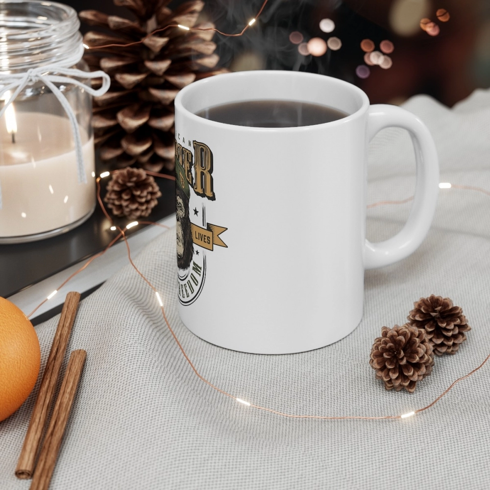 Generic Ceramic Gorila Desing Printed Coffee Mug (Color: White, Capacity:330ml) - Image 5