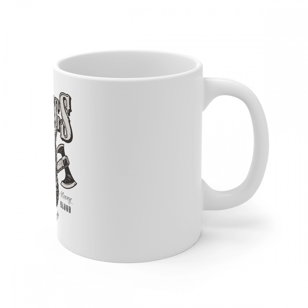 Generic Ceramic Gorila Desing Printed Coffee Mug (Color: White, Capacity:330ml) - Image 3