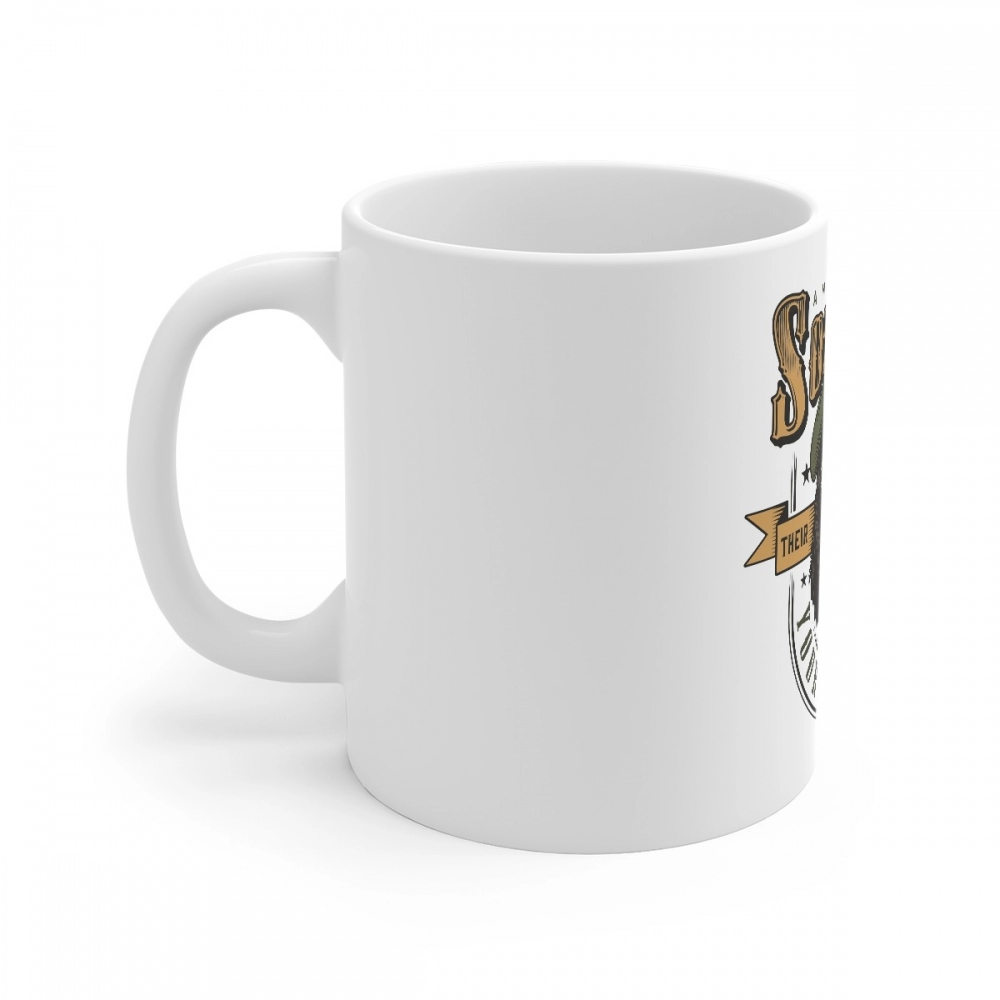Generic Ceramic Gorila Desing Printed Coffee Mug (Color: White, Capacity:330ml) - Image 3
