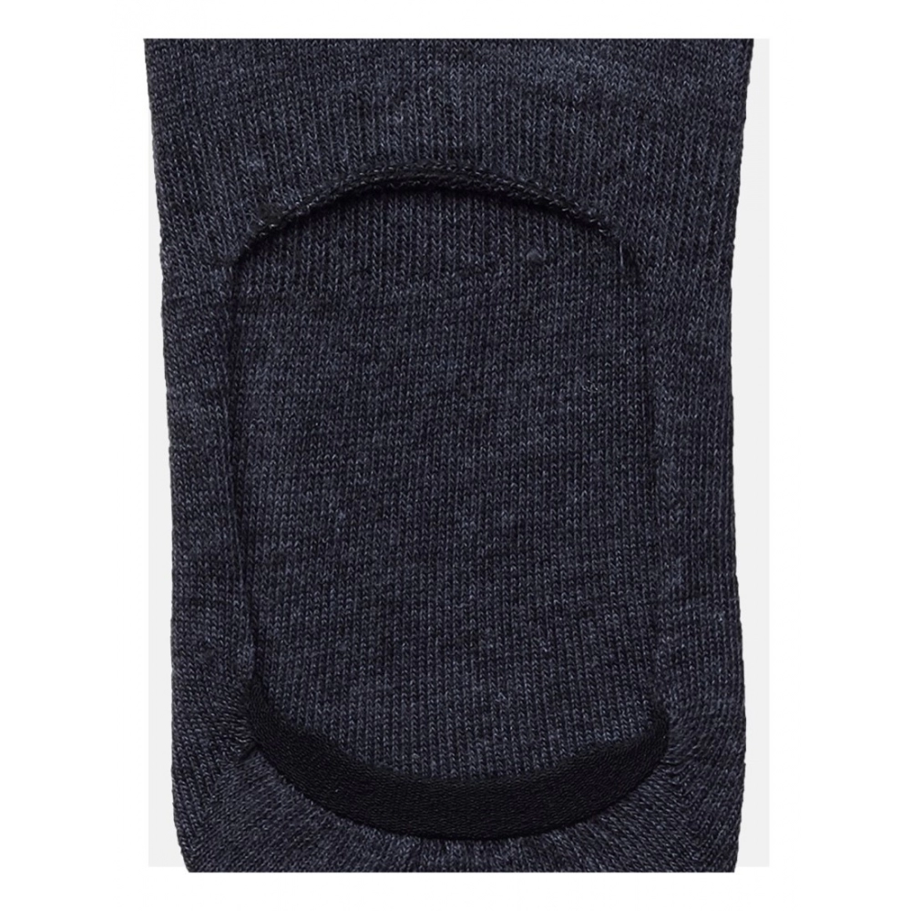Generic 5 Pairs Unisex Casual Cotton Blended Solid No-show Socks (Dark Grey) - Image 3