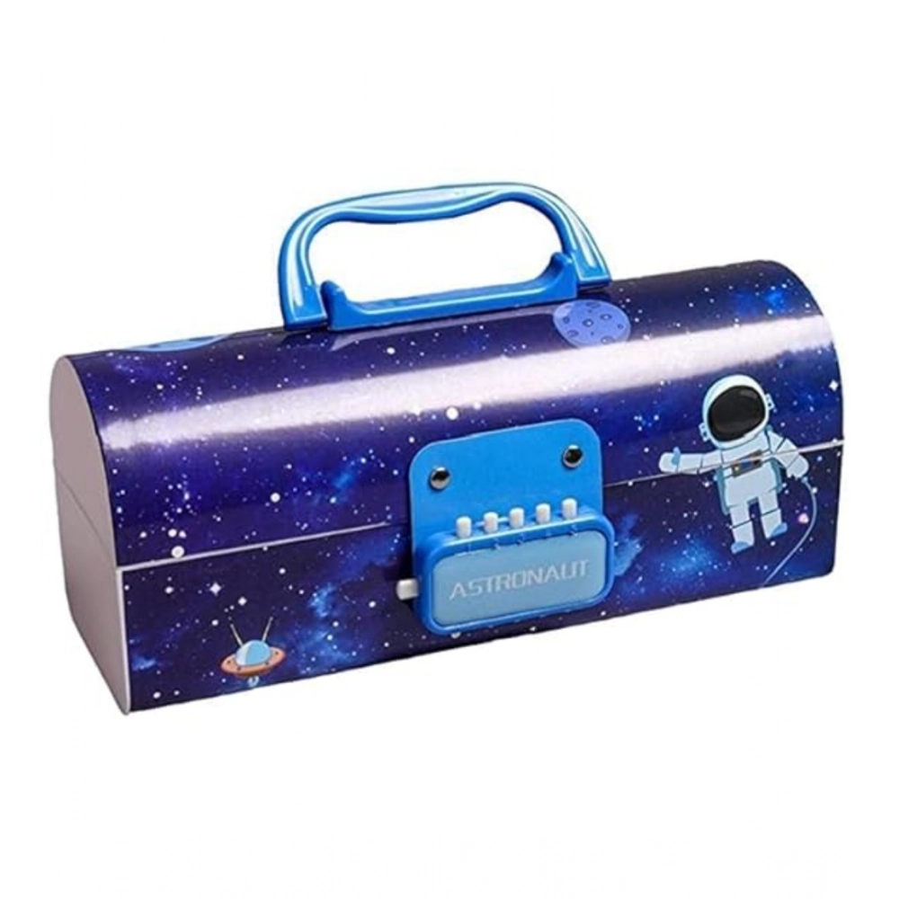 Generic Plastic Pen, Pencil Box Suitcase Style Password Lock (Multicolor ) - Image 2