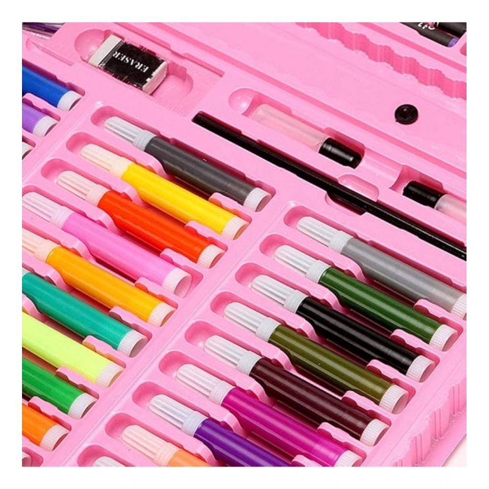 Generic Plastic Deluxe Art Drawing Set For Kids Drawing And Painting 150Pcs Set (Multicolor) - Image 4