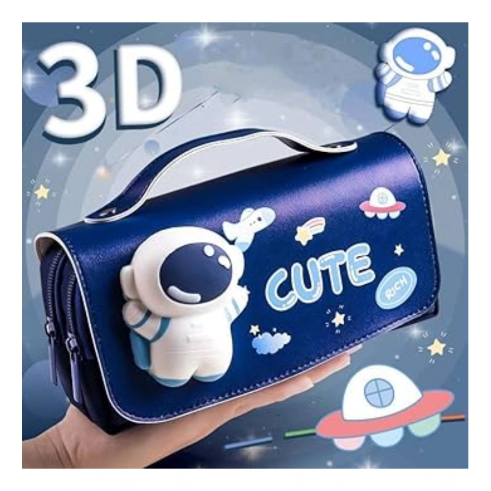 Generic Polyester 3D Pencil Pouch Stationary Storage Box For Kids (Multicolor ) - Image 4