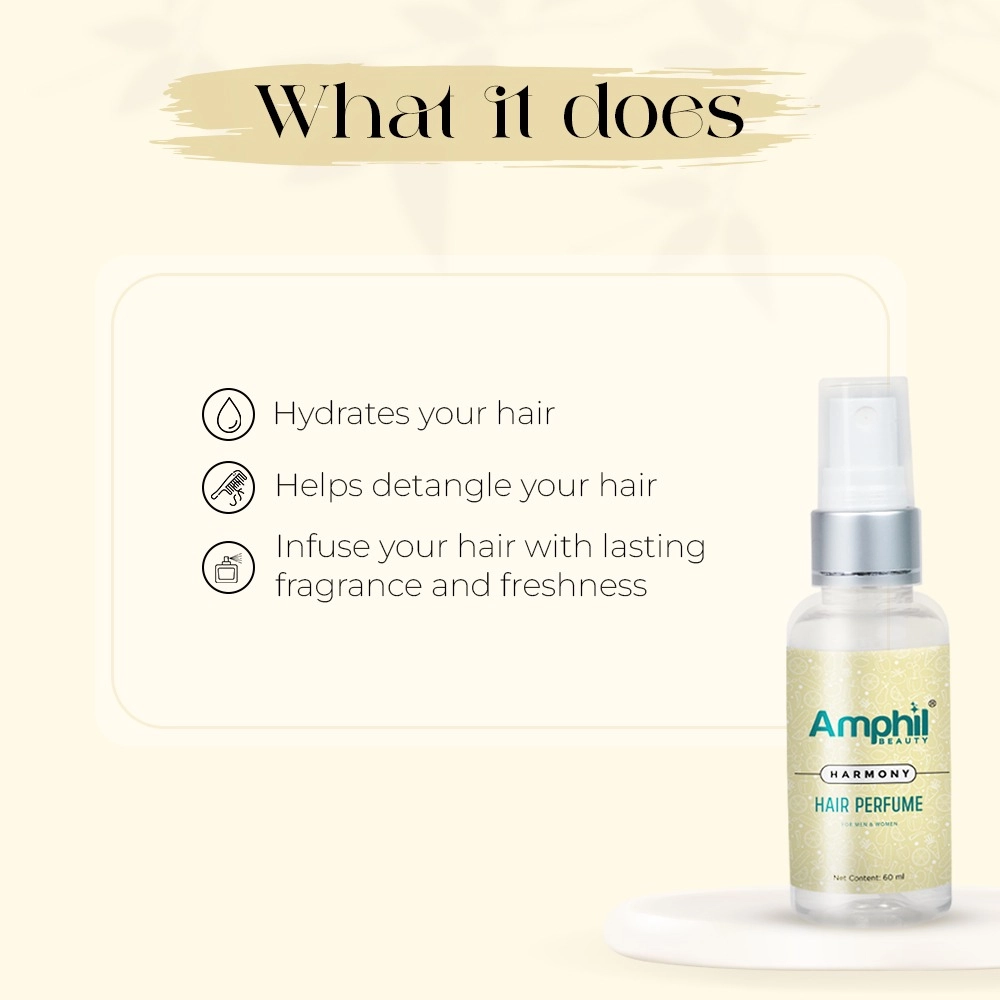 Generic Amphil beauty Harmony Unisex Hair perfume 60 ml | Alcohol Free | Water Based | Paraben Free - Image 2