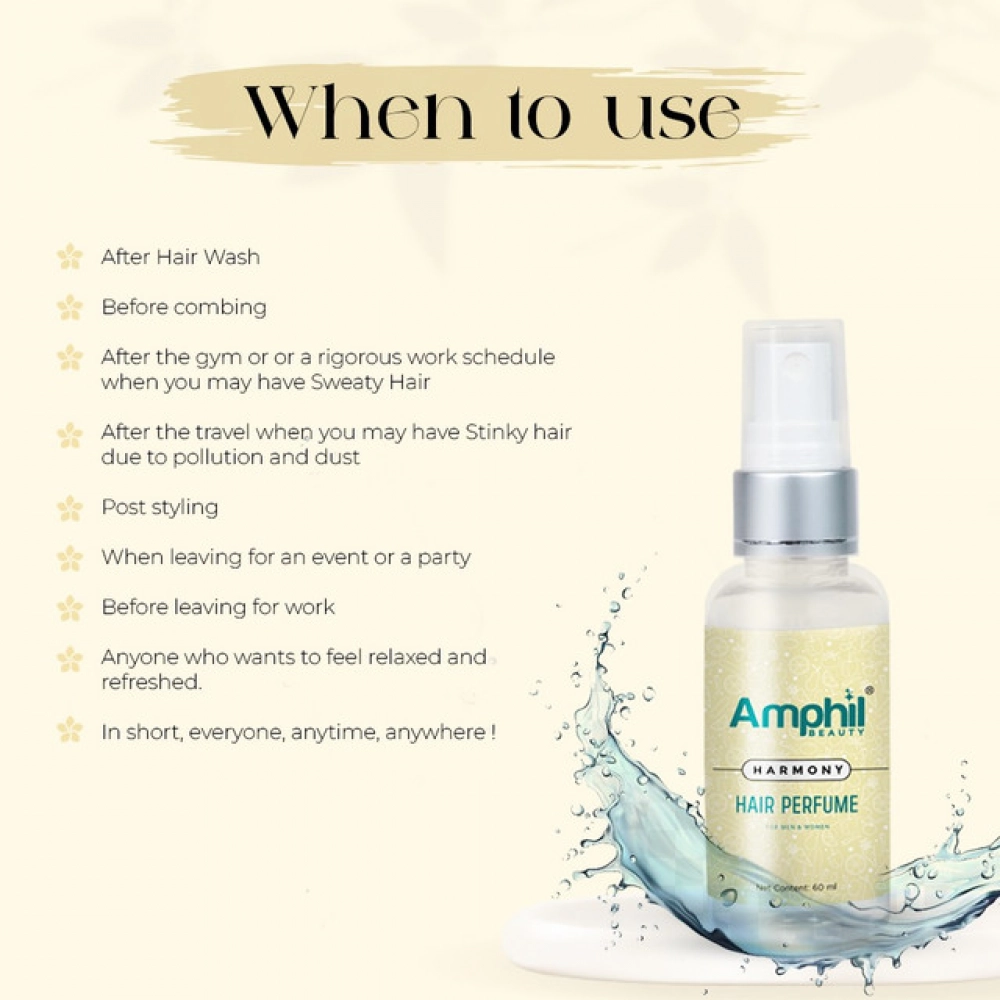 Generic Amphil beauty Harmony Unisex Hair perfume 60 ml | Alcohol Free | Water Based | Paraben Free - Image 4