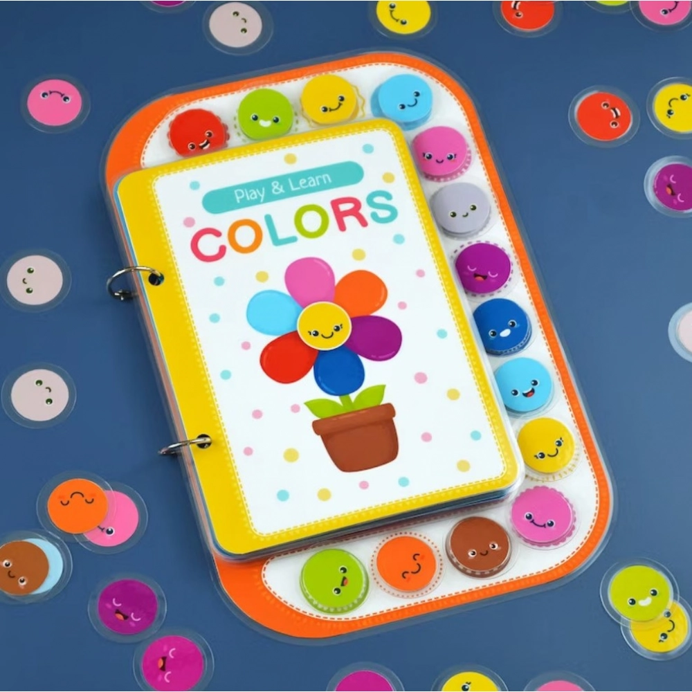 Generic Play And Learn Colors Activity Book for Kids (2–5 Years, Multicolor)