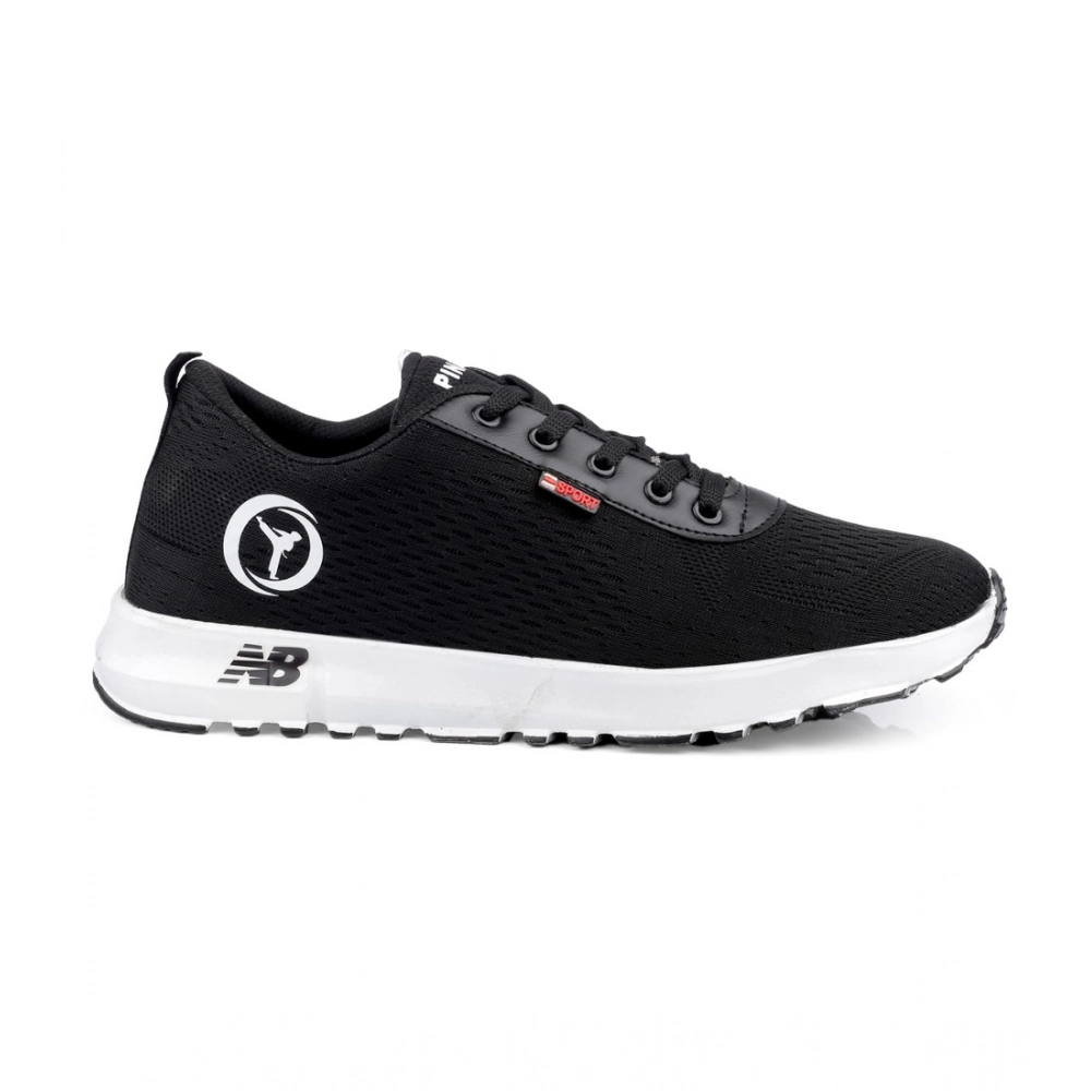 Generic Men's Casual Mesh Lace-ups Casual Shoes (Black) - Image 3
