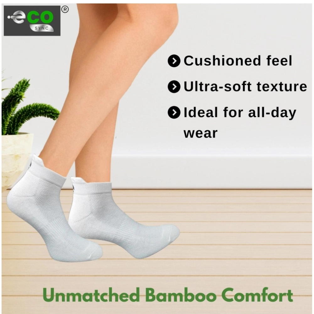 Generic 4_Pair Set Unisex Casual Bamboo Cotton Printed Ankle Length Socks (Multicolor) - Image 5