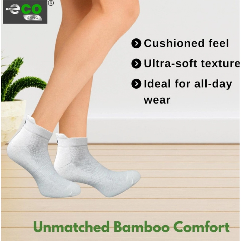 Generic 4_Pair Set Unisex Casual Bamboo Cotton Printed Ankle Length Socks (Multicolor) - Image 5