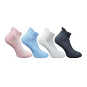 Generic 4_Pair Set Unisex Casual Bamboo Cotton Printed Ankle Length Socks (Multicolor)