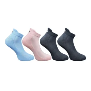 Generic 4_Pair Set Unisex Casual Bamboo Cotton Printed Ankle Length Socks (Multicolor)