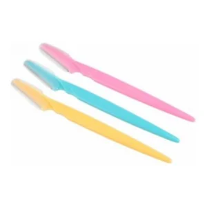 Generic Pack of 3_Facial Razor Set Eyebrow and Face Shaving Trimmer (Color: Assorted )