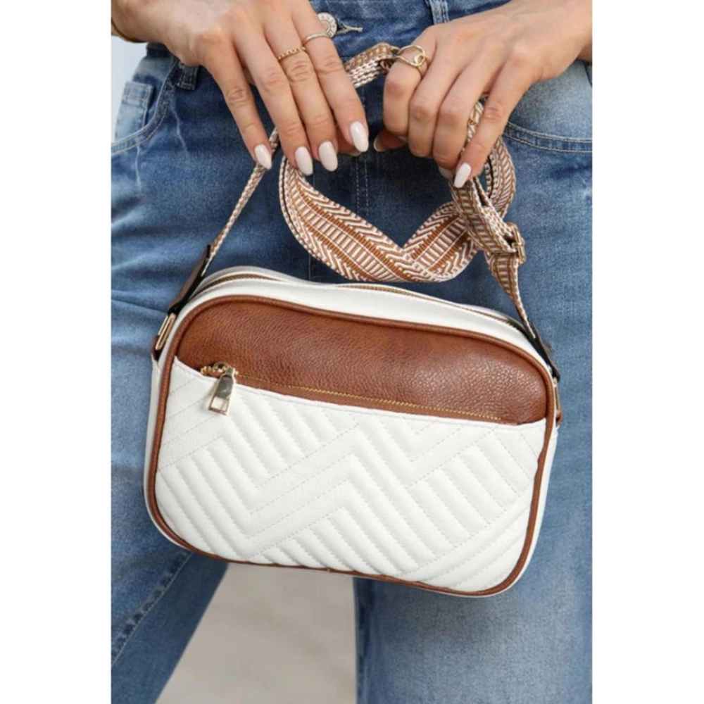 Generic Women's PU Leather Zipper Sling Bag - Image 2