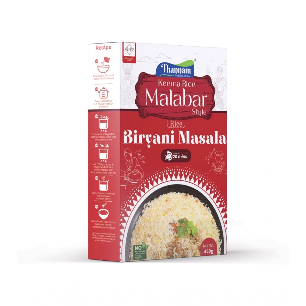 Generic Thannam Malabar Biryani Masala Powder With Rice (450GM) - Image 2