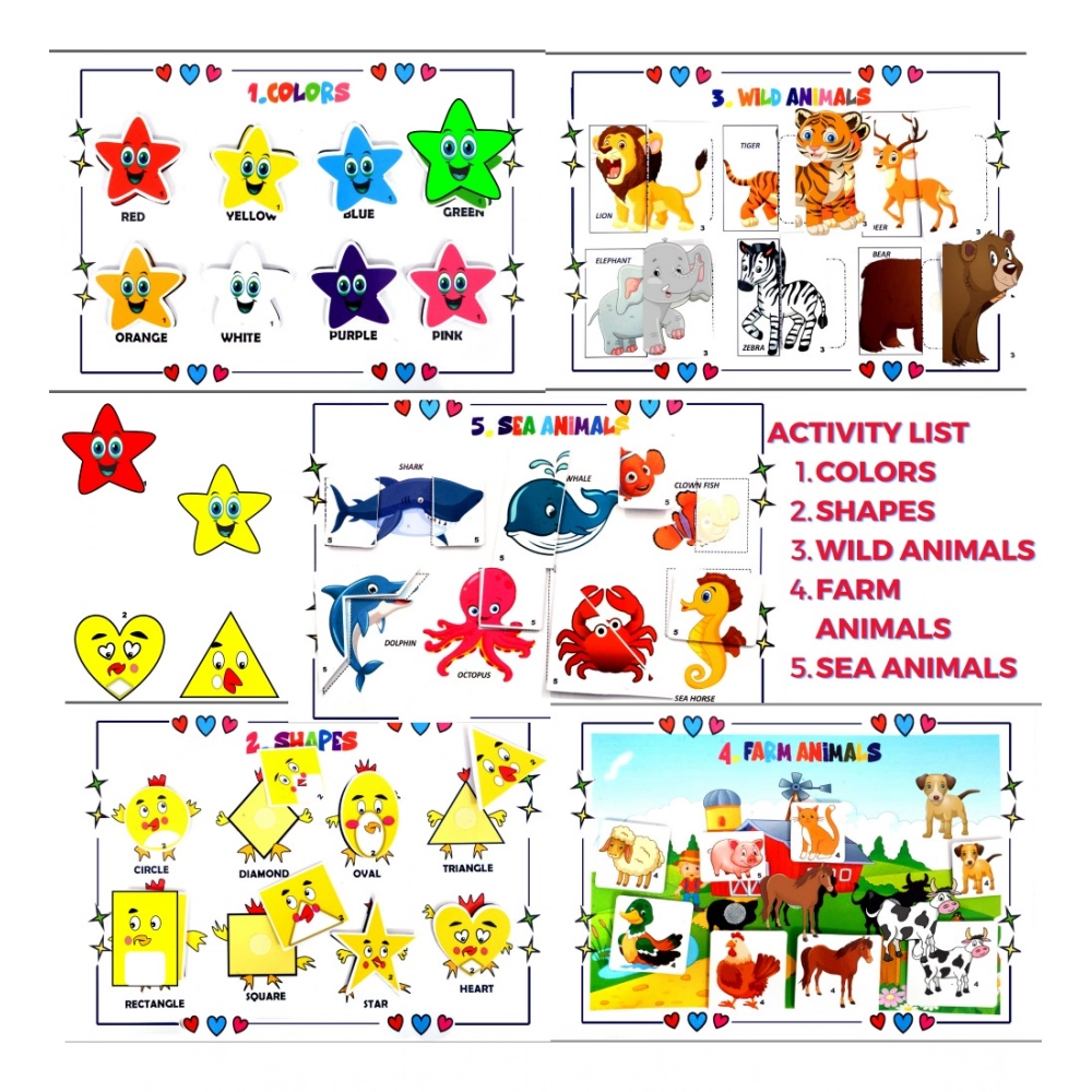 Generic My First Busy Book – Fun And Educational Activity Kit for Kids (2-4 Years, Multicolor) - Image 6