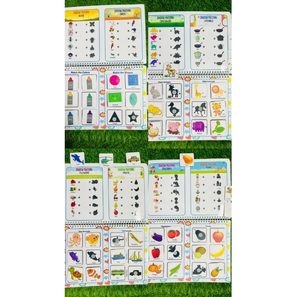 Generic Montessori Busy Book – Early Learning Activity Set (2–4 Years, Multicolor) - Image 2