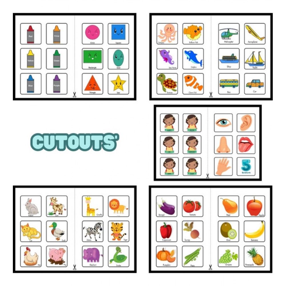 Generic Montessori Busy Book – Early Learning Activity Set (2–4 Years, Multicolor) - Image 6
