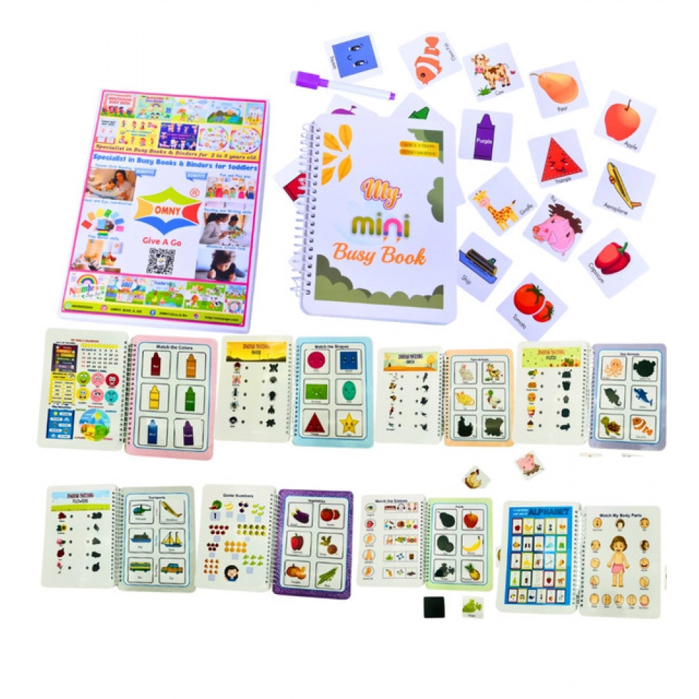 Generic Montessori Busy Book Benefits– Complete Early Learning Activity Book (2–4 Years, Multicolor) - Image 5