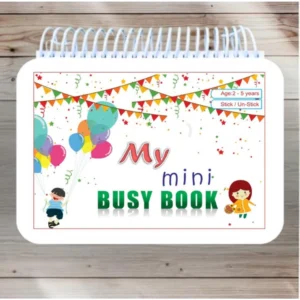 Generic Mini Busy Book – Early Learning Activity Book for Kids (2–4 Years, Multicolor)