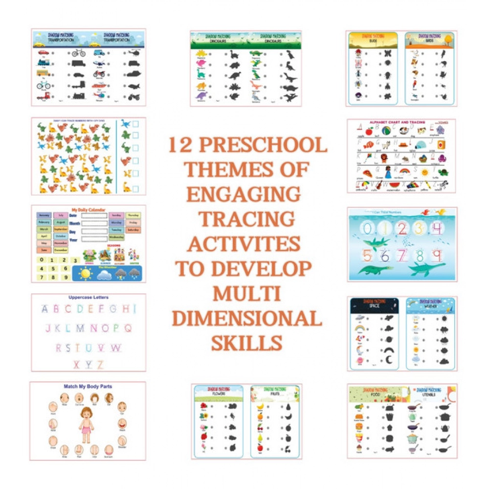 Generic Mini Busy Book – Early Learning Activity Book for Kids (2–4 Years, Multicolor) - Image 5