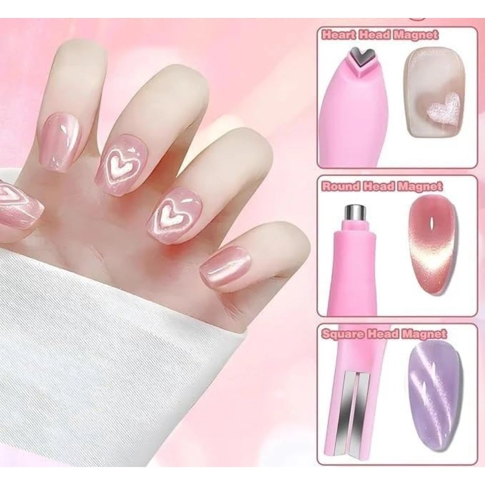 Generic Plastic Solid Magnetic Nail Art Pen Set (Multicolor) - Image 4